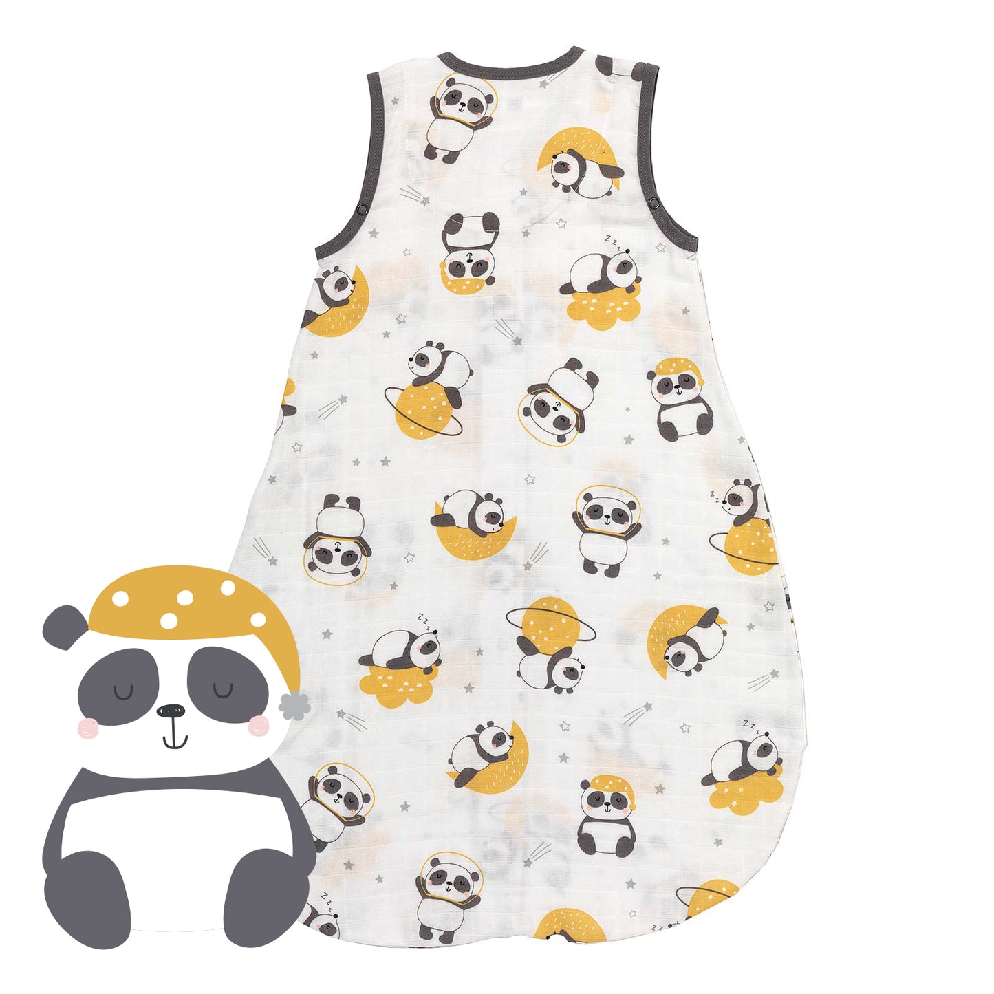 Saco de dormir para bebé de muselina, 0.5 TOG