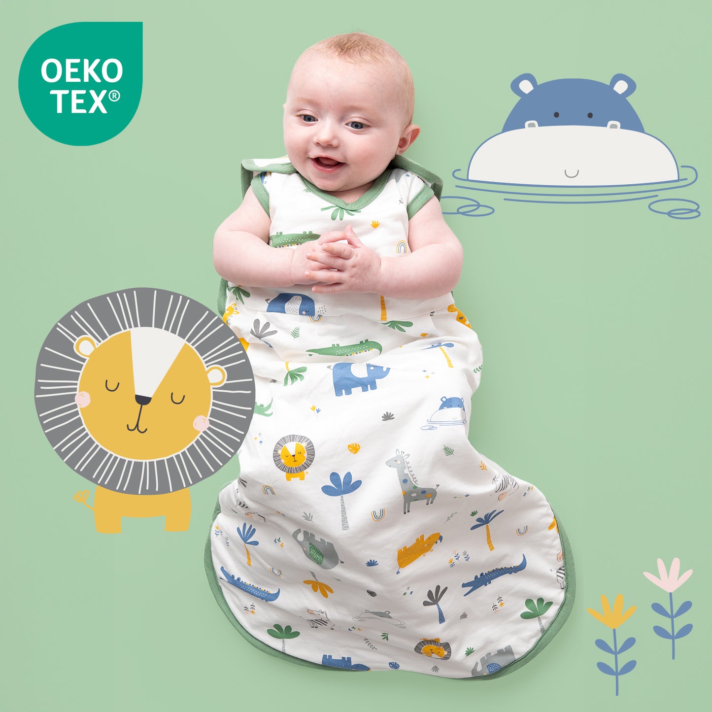 Saco de dormir para bebé, 1.0 TOG