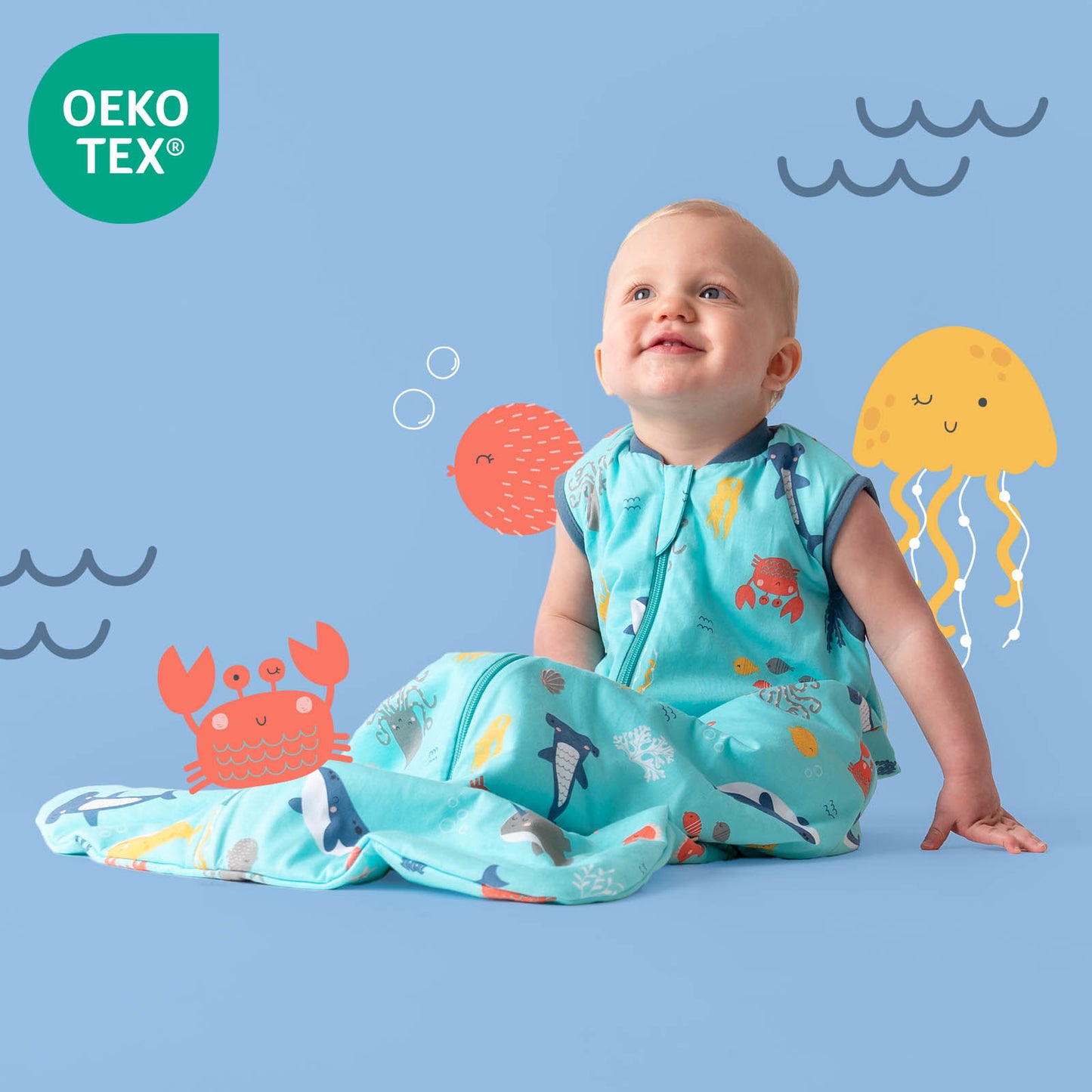 Saco de dormir para bebé, 1.0 TOG
