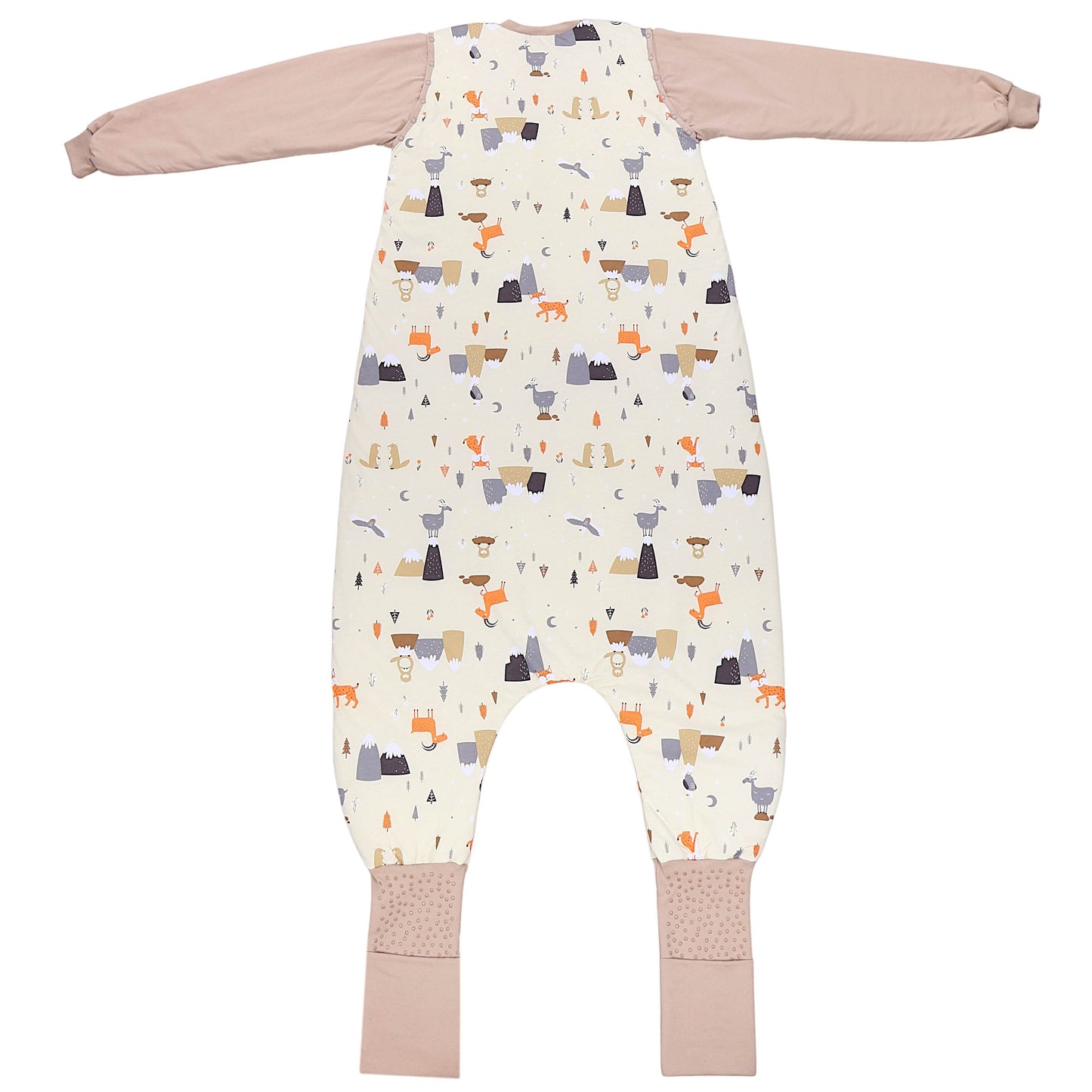 Saco de dormir con pies y suelas antideslizantes para adultos, 2.5 TOG