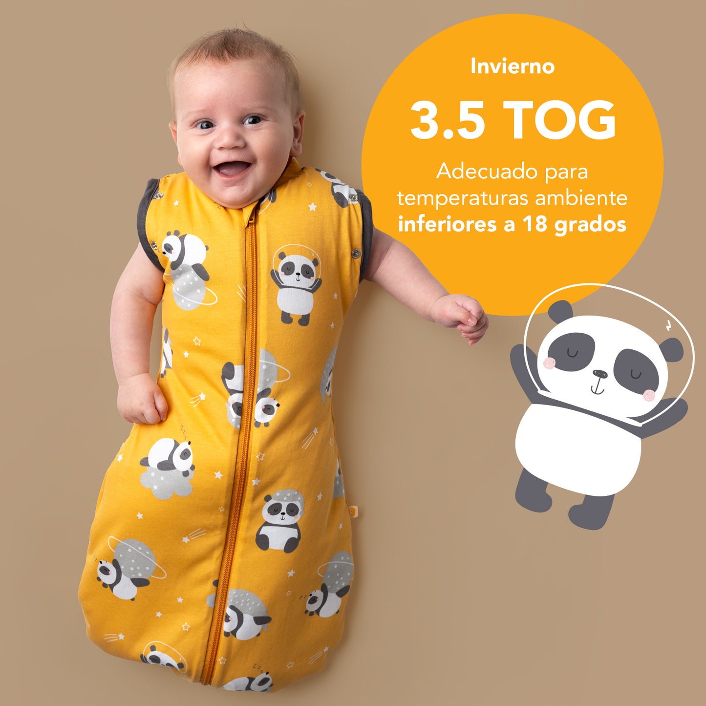 Manta Envolvente para Bebé 3.5 TOG