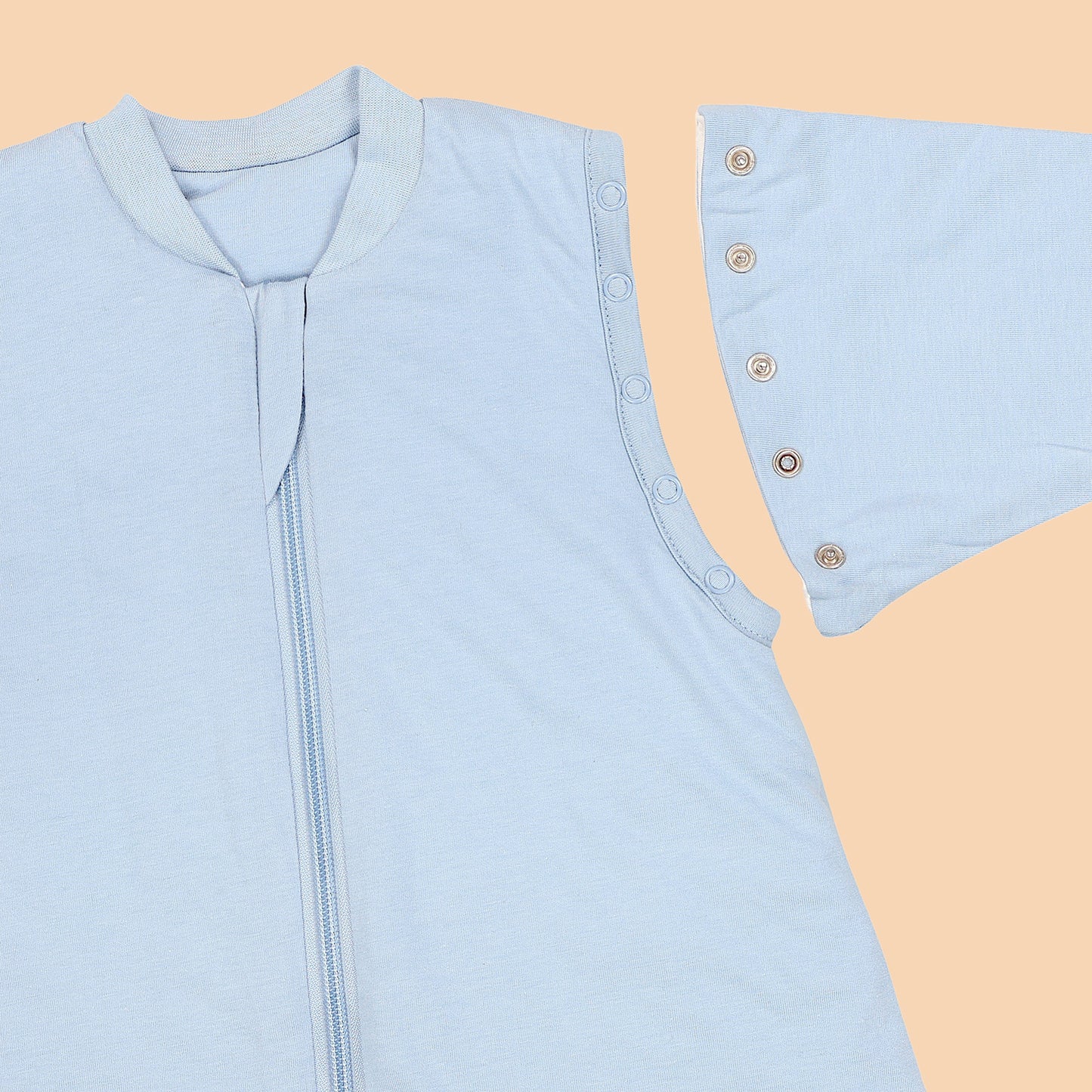 Saco de dormir con pies y suelas antideslizantes, 2.5 TOG