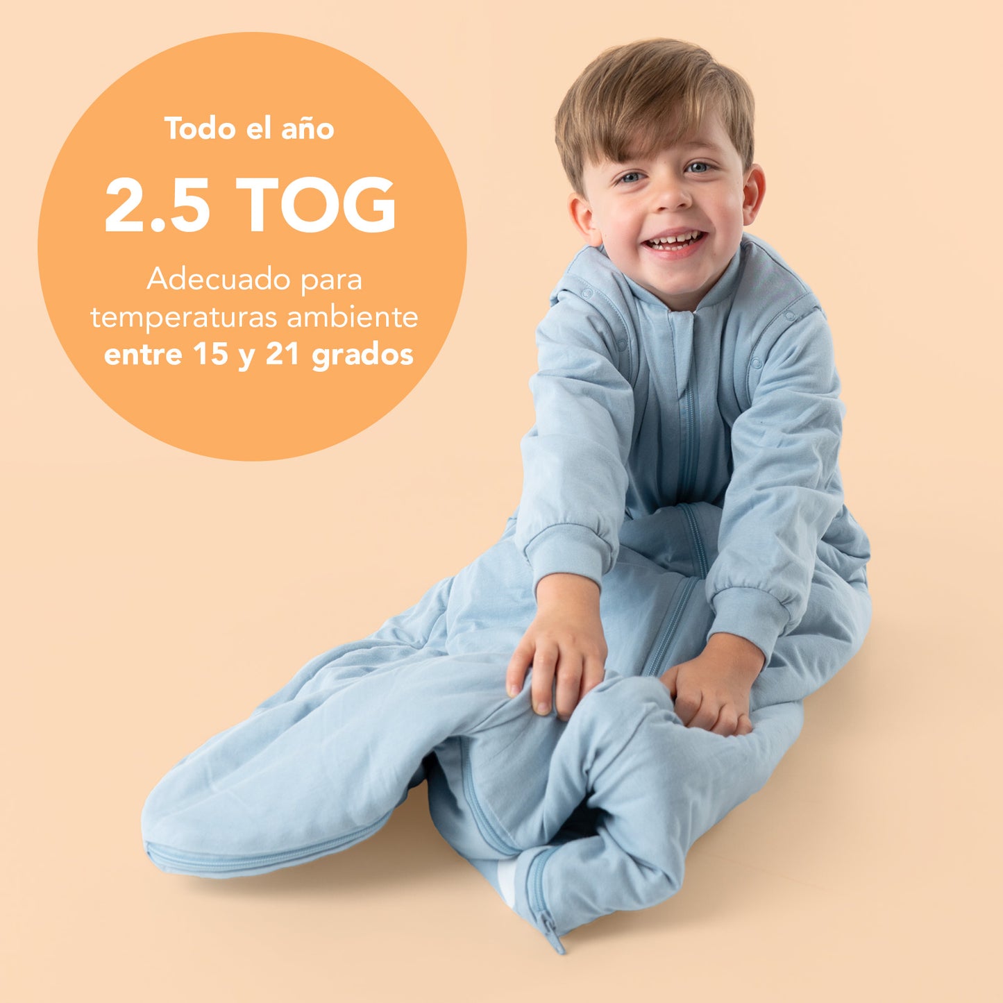 Saco de dormir para bebé, 2.5 TOG