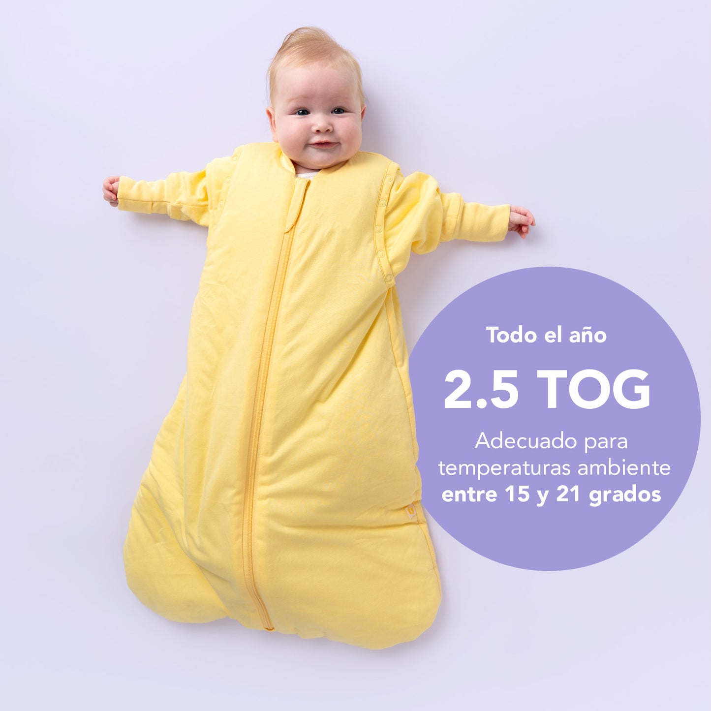 Saco de dormir para bebé, 2.5 TOG