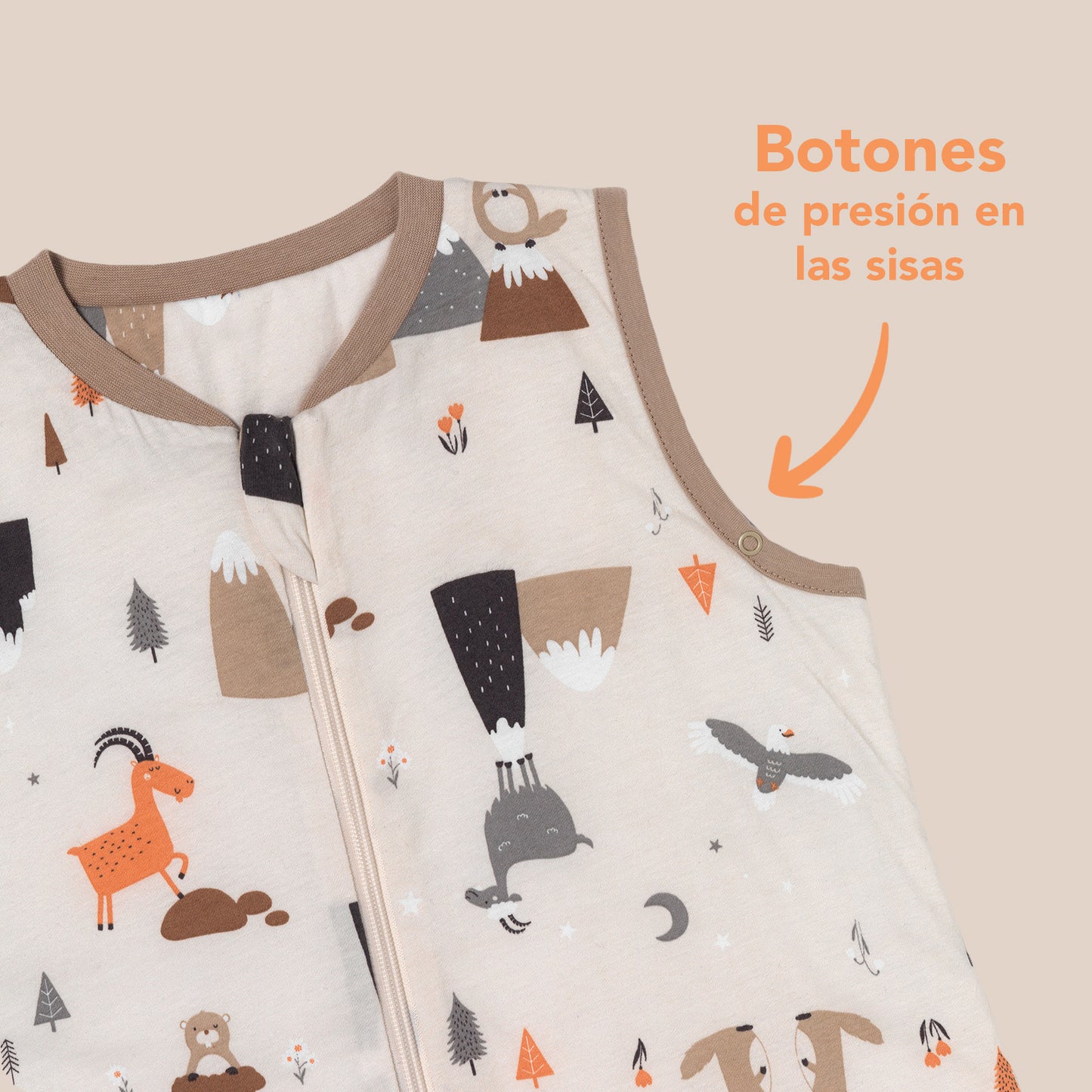 Saco de dormir para bebé, 1.0 TOG