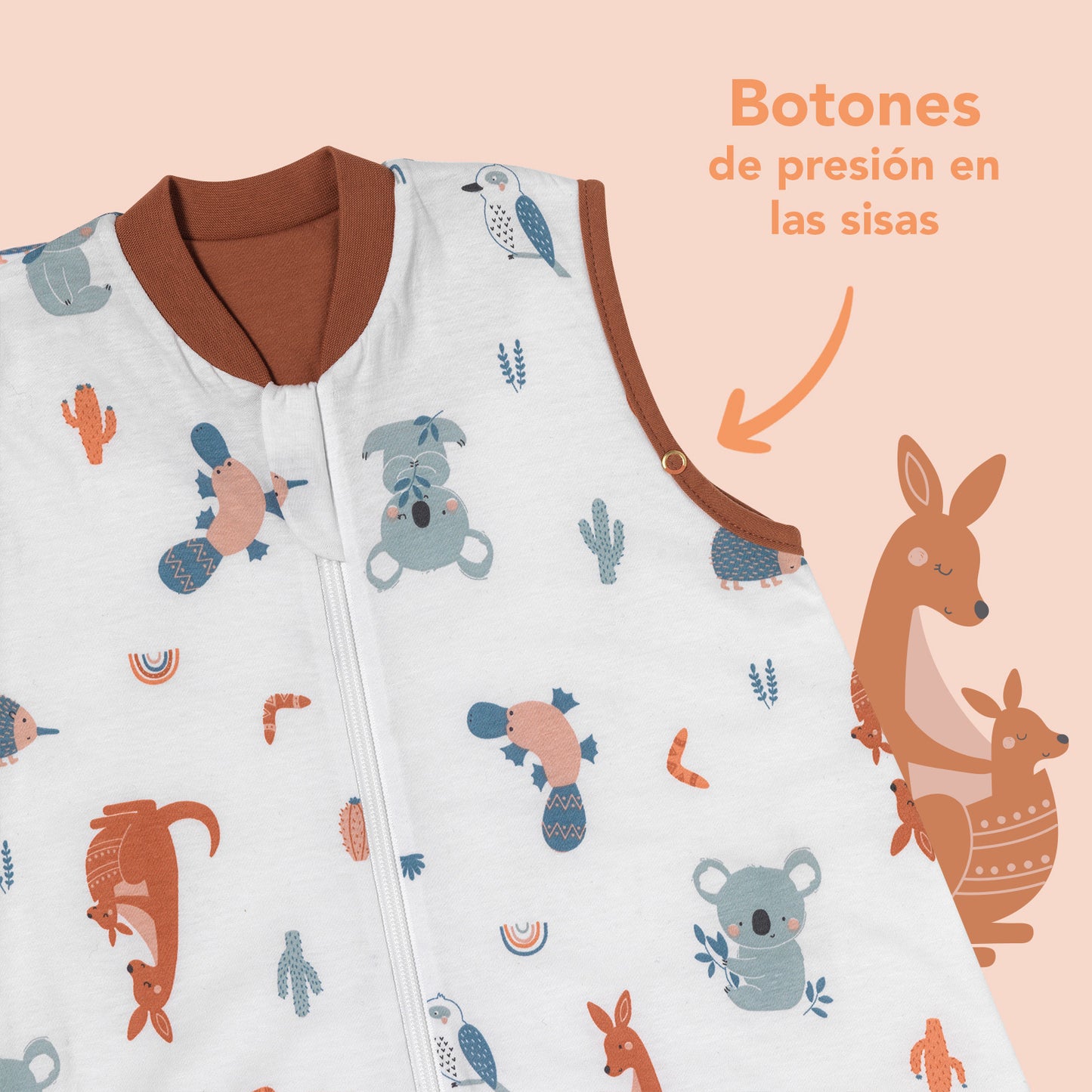Saco de dormir para bebé, 1.0 TOG