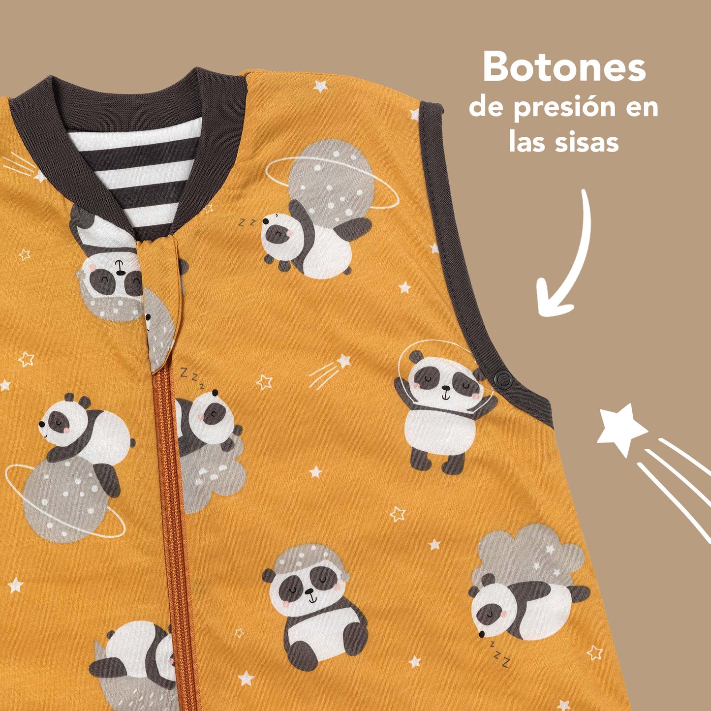 Saco de dormir para bebé, 1.0 TOG