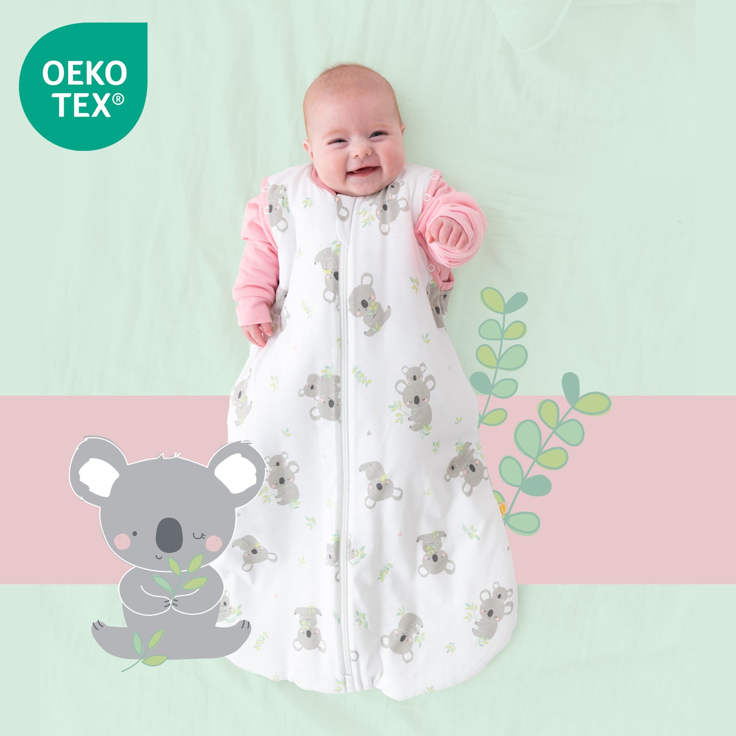 Saco de dormir para bebé, 1.0 TOG