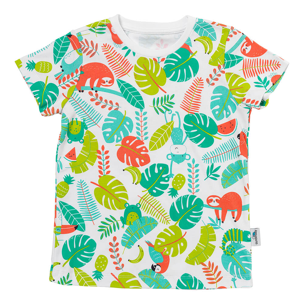 Pijama corto de niño de algódon orgánico