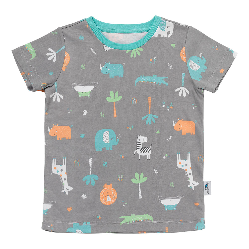 Pijama corto de niño de algódon orgánico