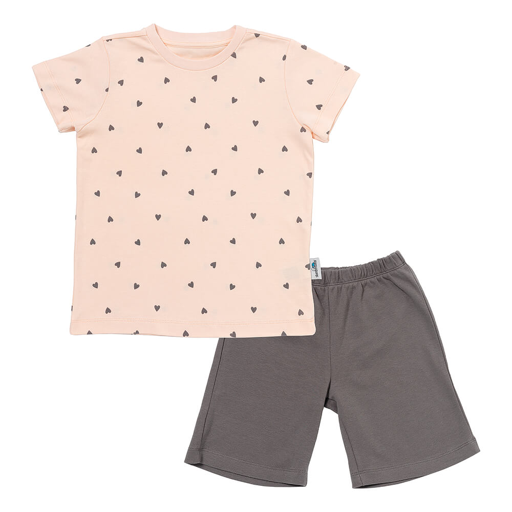 Pijama corto de niño de algódon orgánico