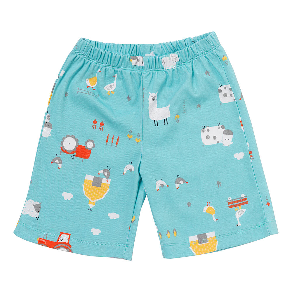 Pijama corto de niño de algódon orgánico