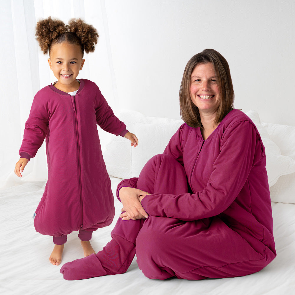 Saco de dormir con pies y suelas antideslizantes para adultos, 3.5 TOG