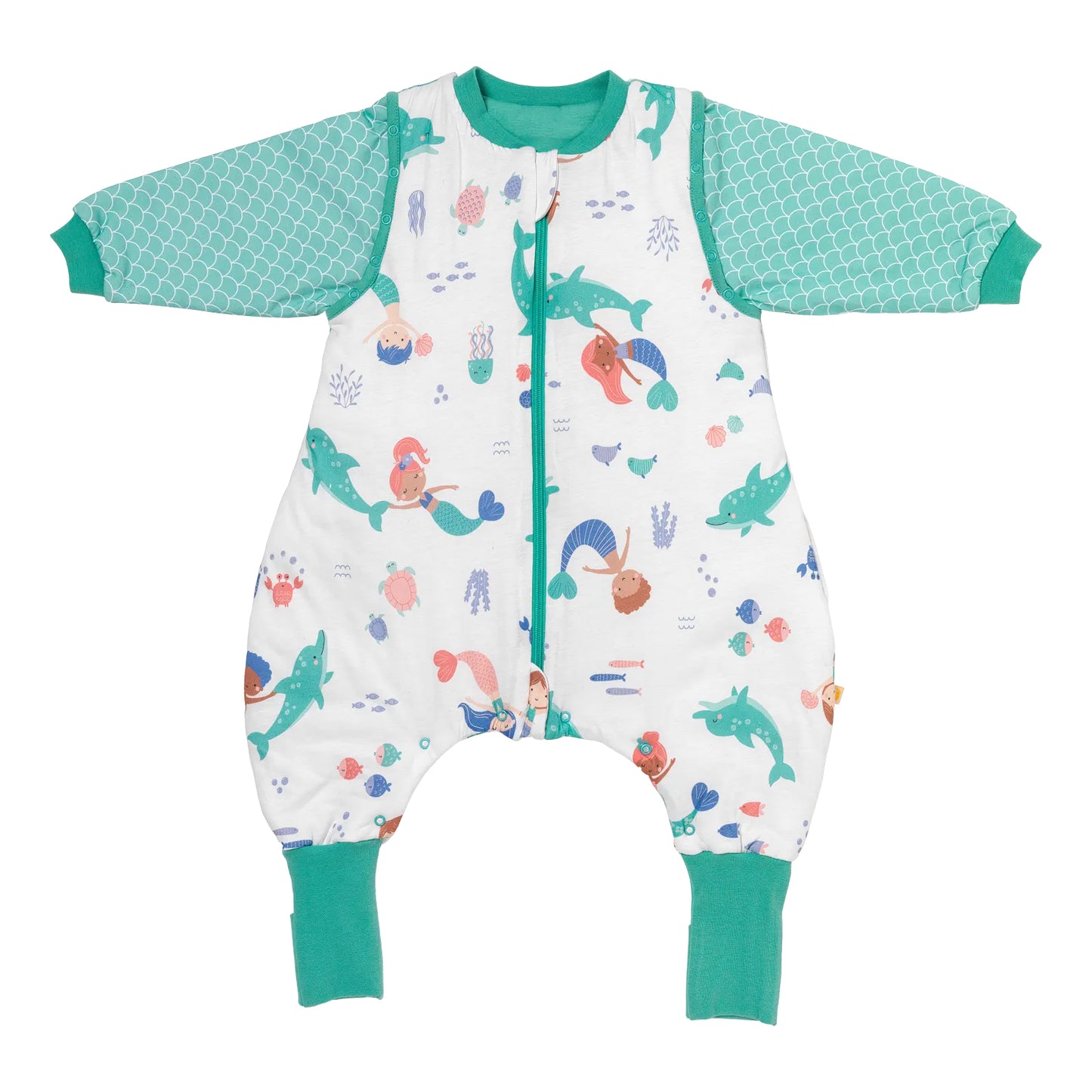 Saco de dormir con pies y suelas antideslizantes, 3.5 TOG