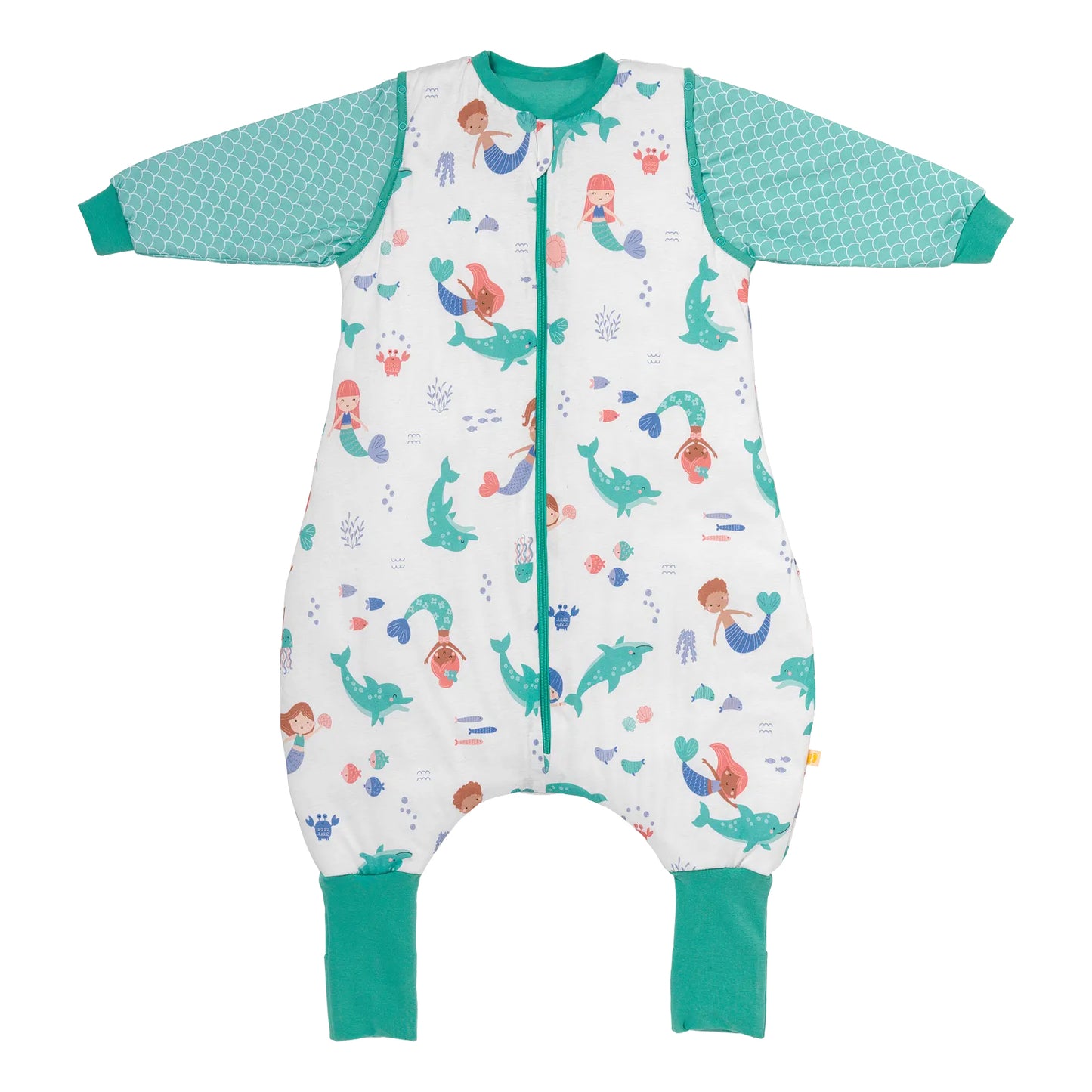Saco de dormir con pies y suelas antideslizantes, 3.5 TOG