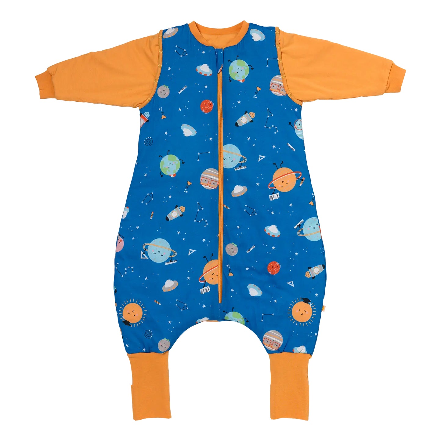 Saco de dormir con pies y suelas antideslizantes, 3.5 TOG