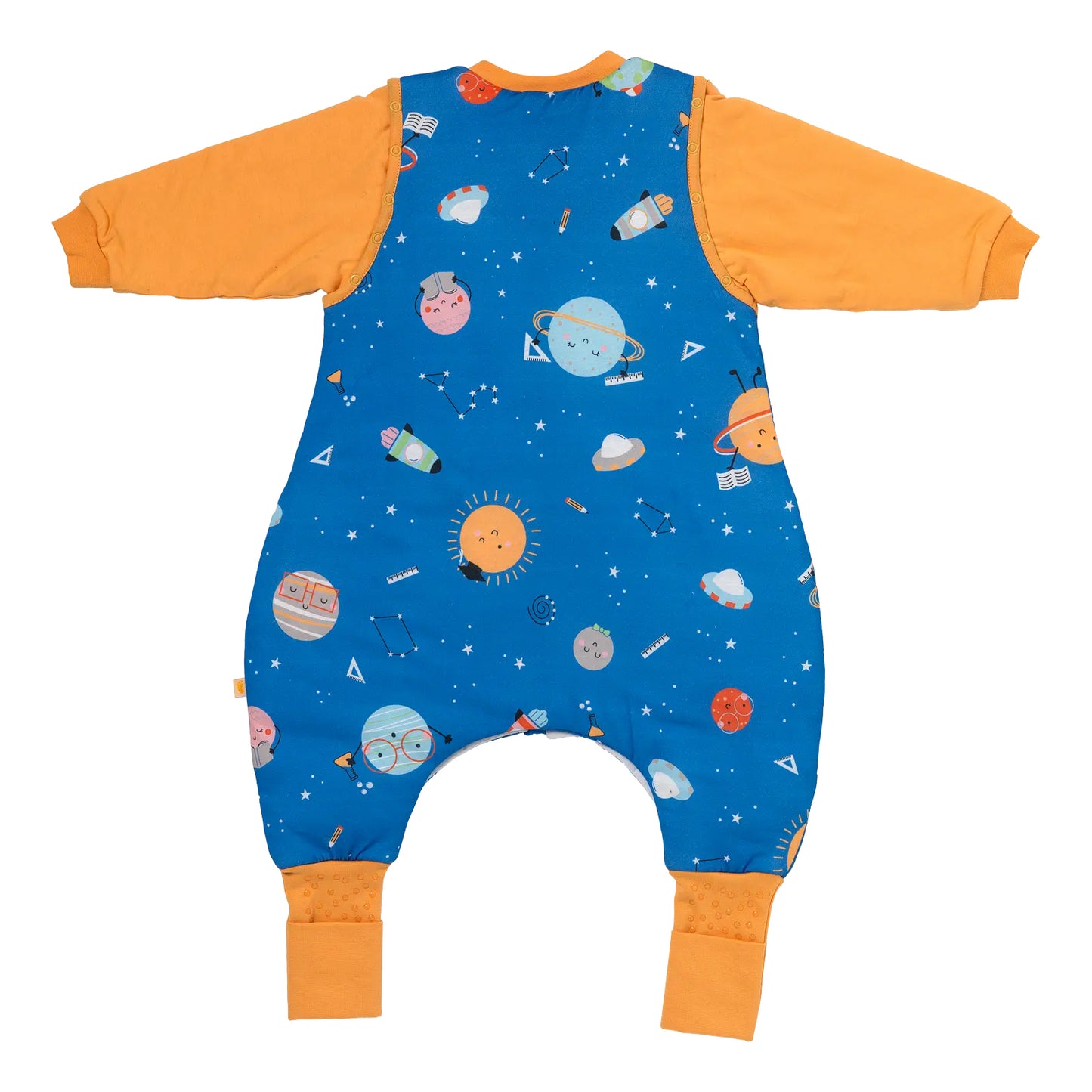Saco de dormir con pies y suelas antideslizantes, 3.5 TOG