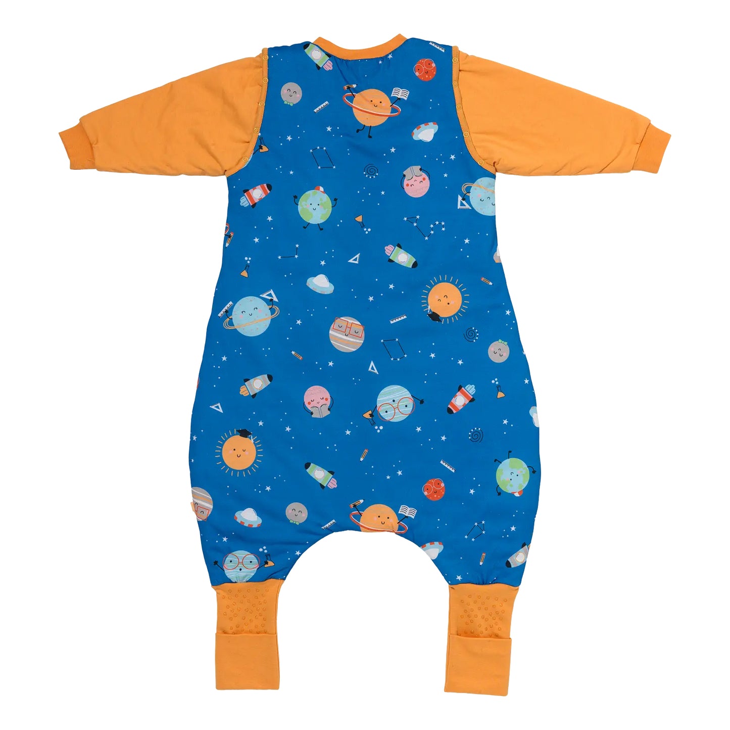 Saco de dormir con pies y suelas antideslizantes, 3.5 TOG