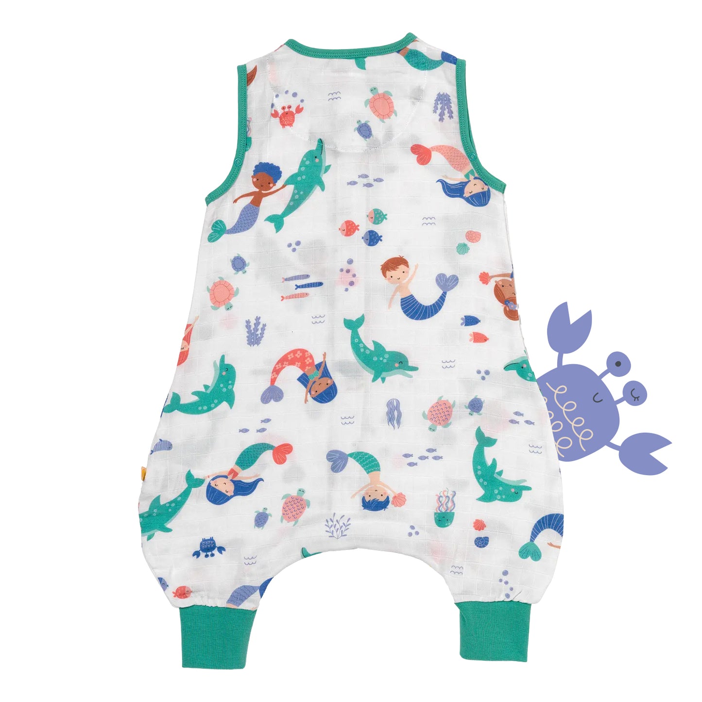 Saco de dormir con pies de muselina, 0.5 TOG