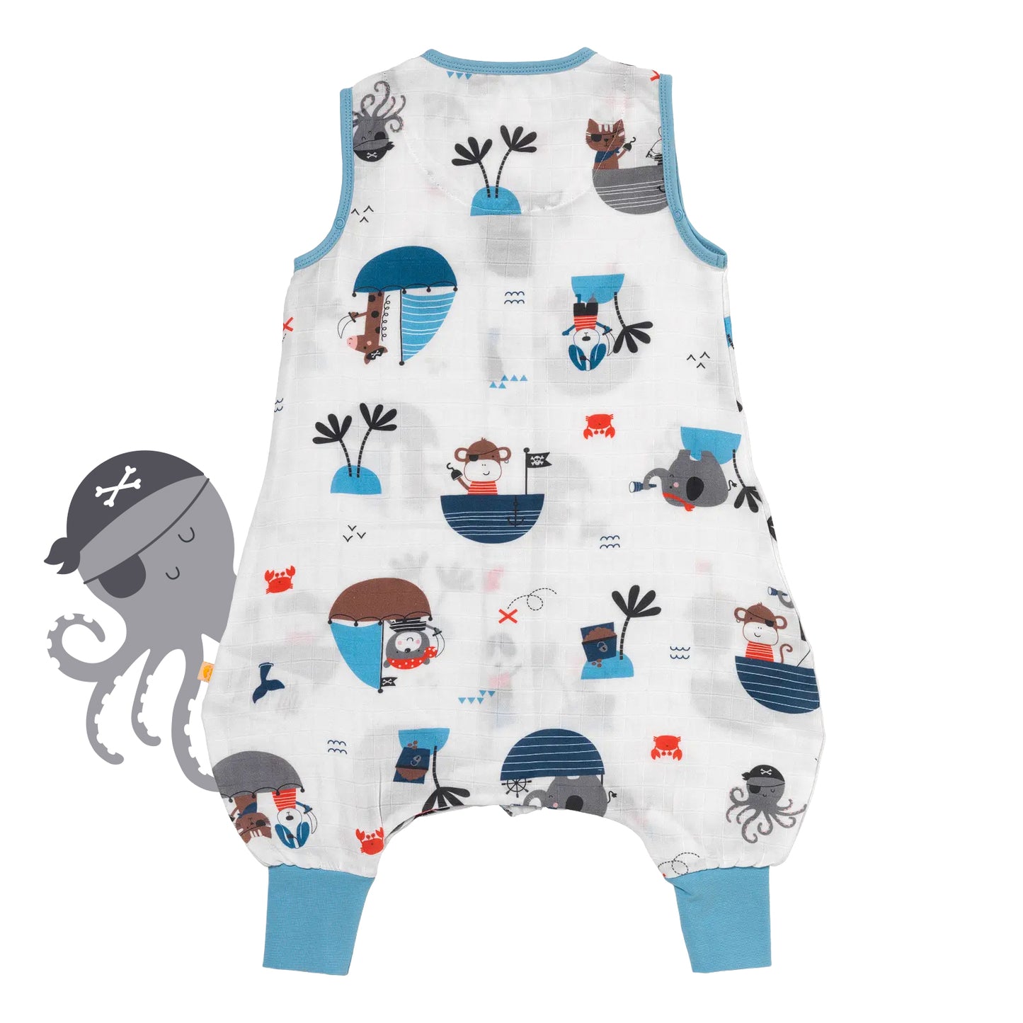 Saco de dormir con pies de muselina, 0.5 TOG