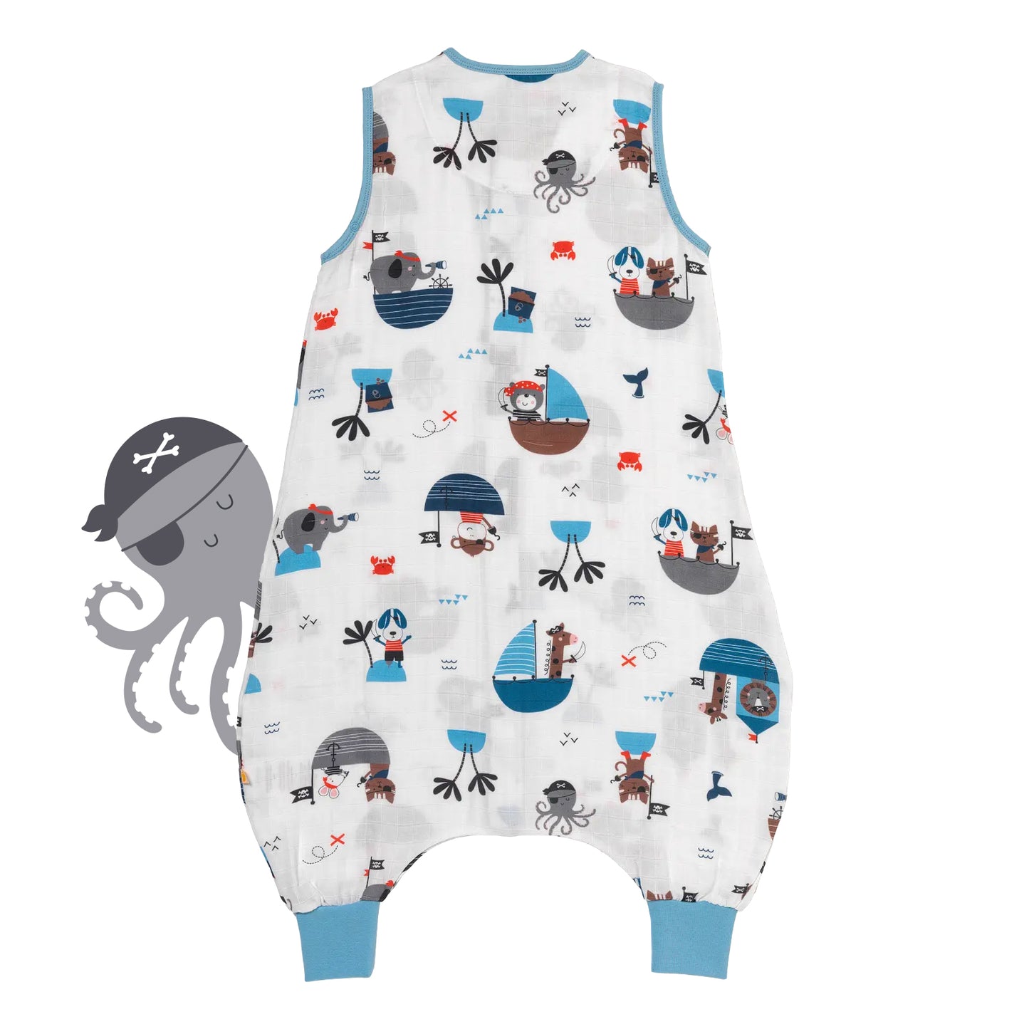 Saco de dormir con pies de muselina, 0.5 TOG