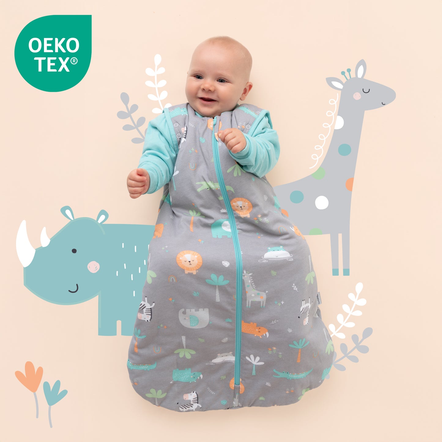 Saco de dormir para bebé, 1.0 TOG