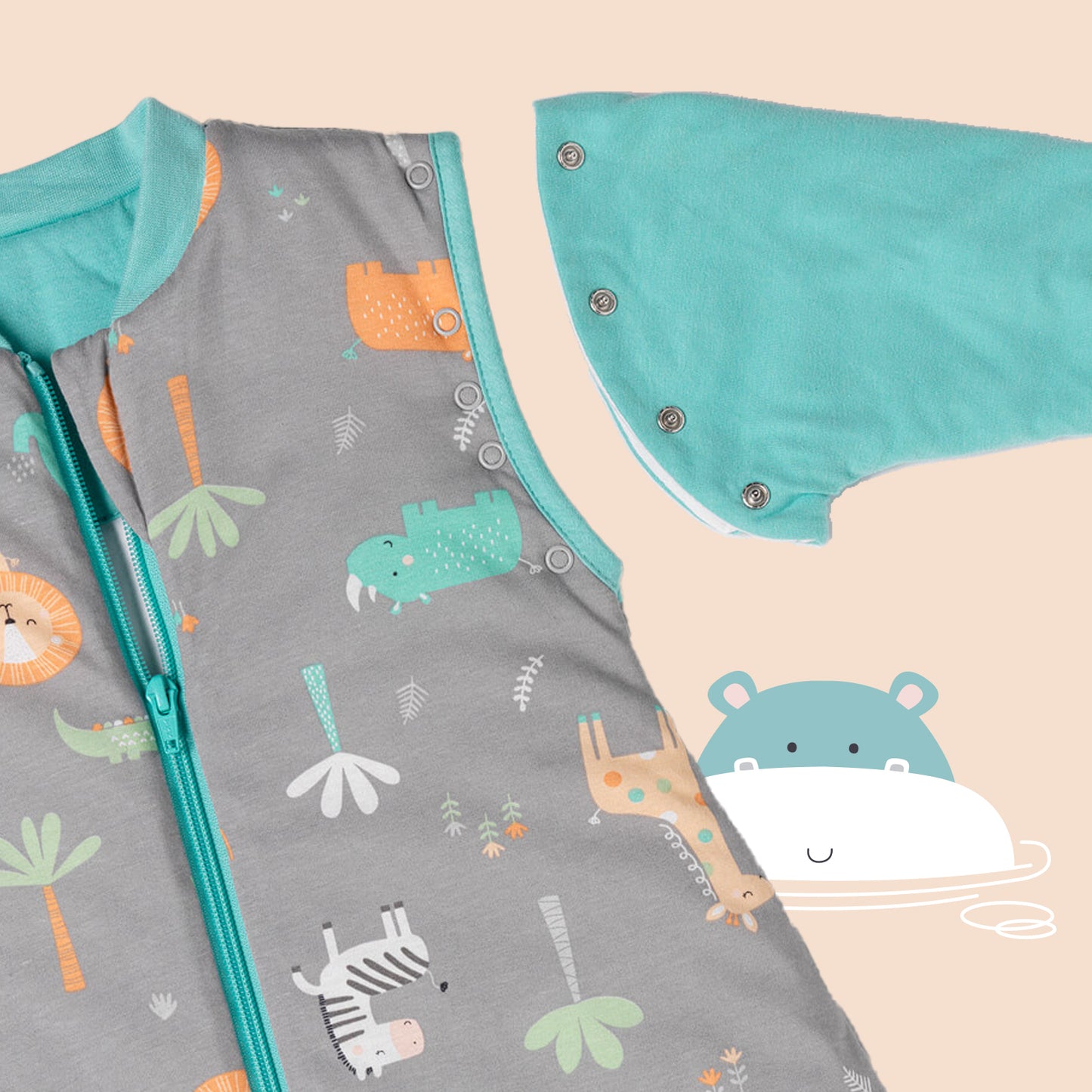 Saco de dormir para bebé, 1.0 TOG