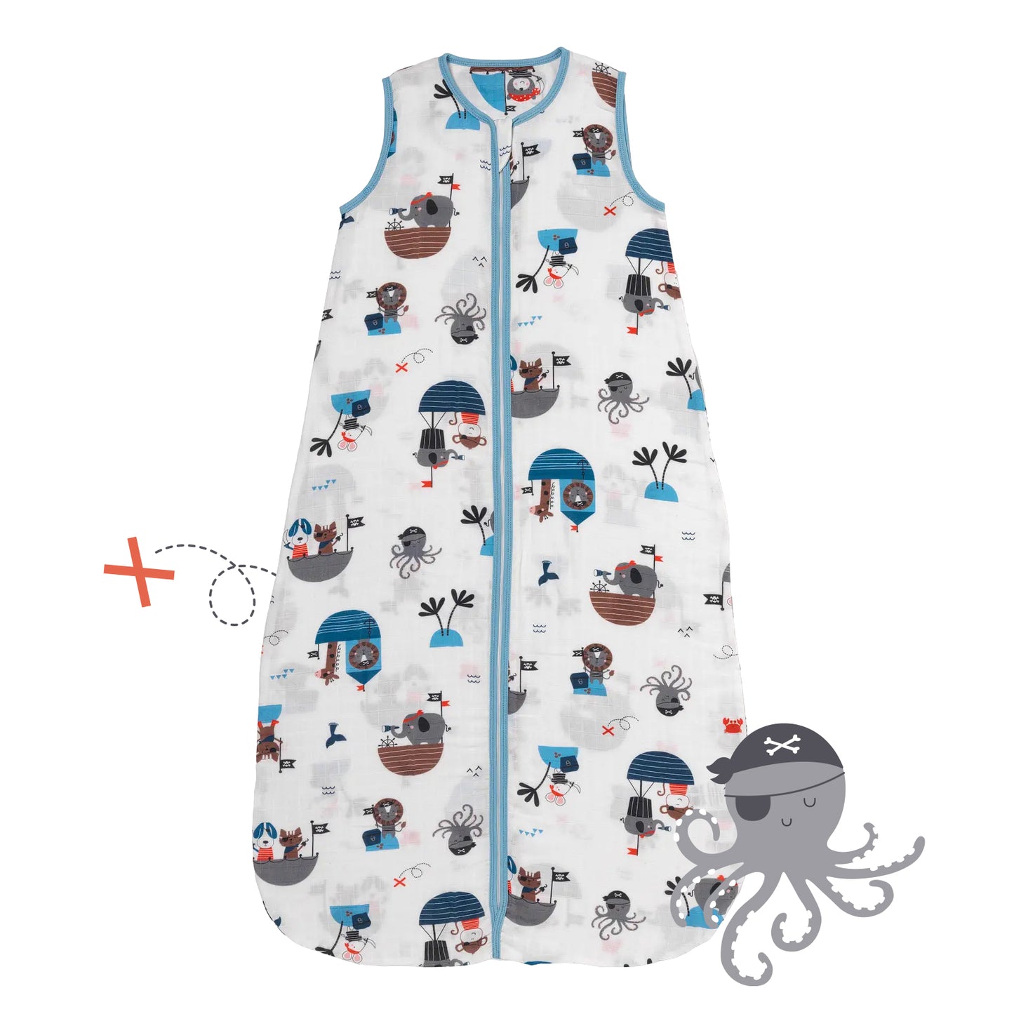 Saco de dormir para bebé de muselina, 0.5 TOG