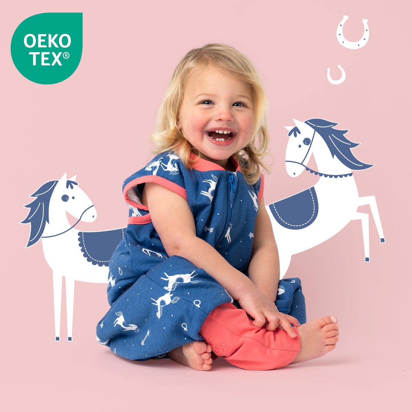 Saco de dormir con pies y suelas antideslizantes, 1.0 TOG