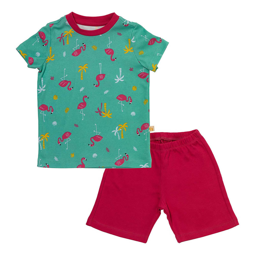 Pijama corto de niño de algódon orgánico