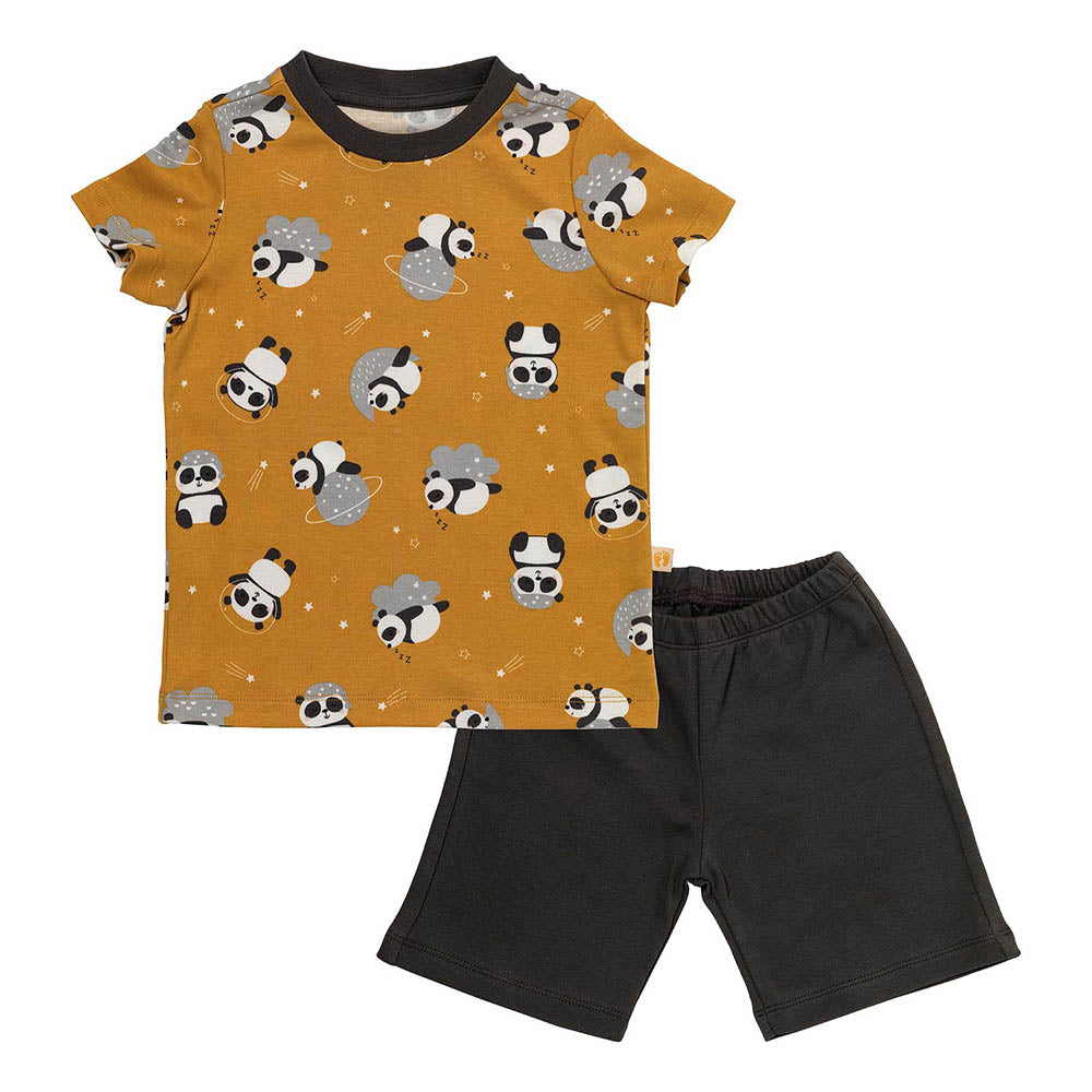 Pijama corto de niño de algódon orgánico