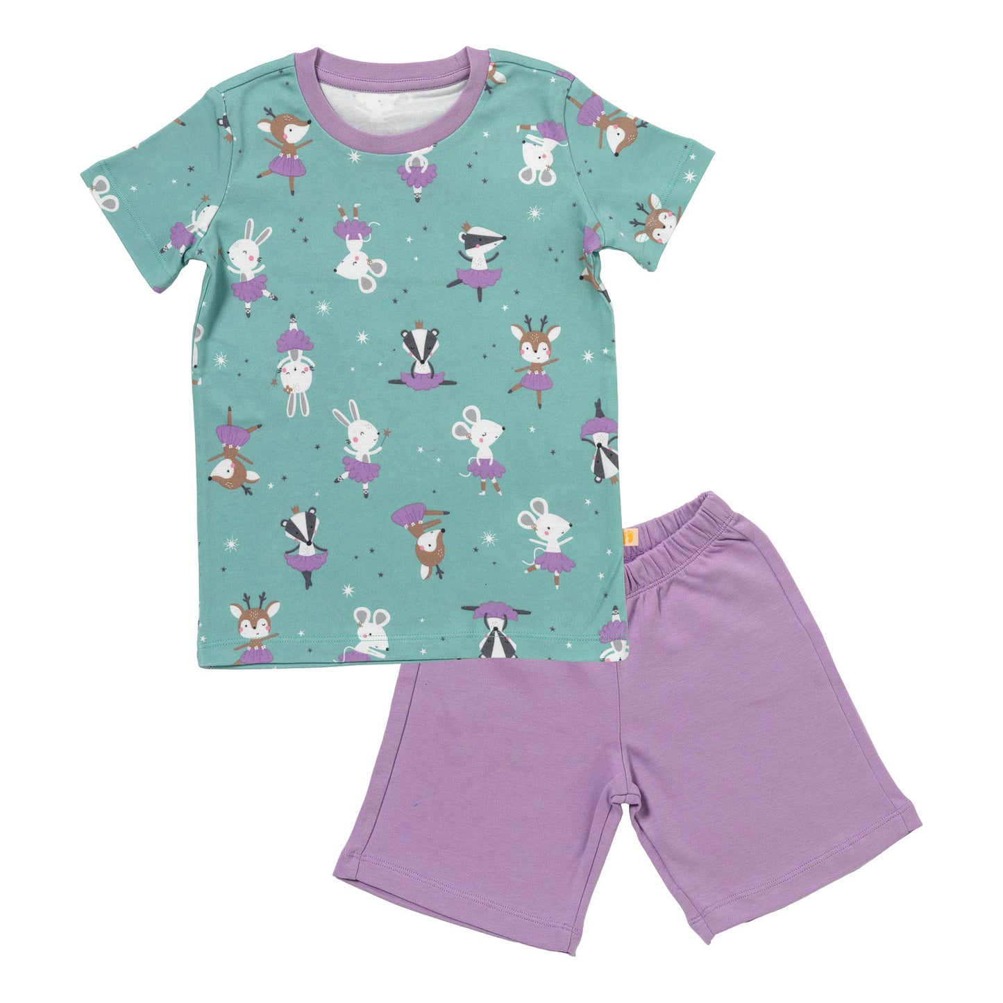 Pijama corto de niño de algódon orgánico