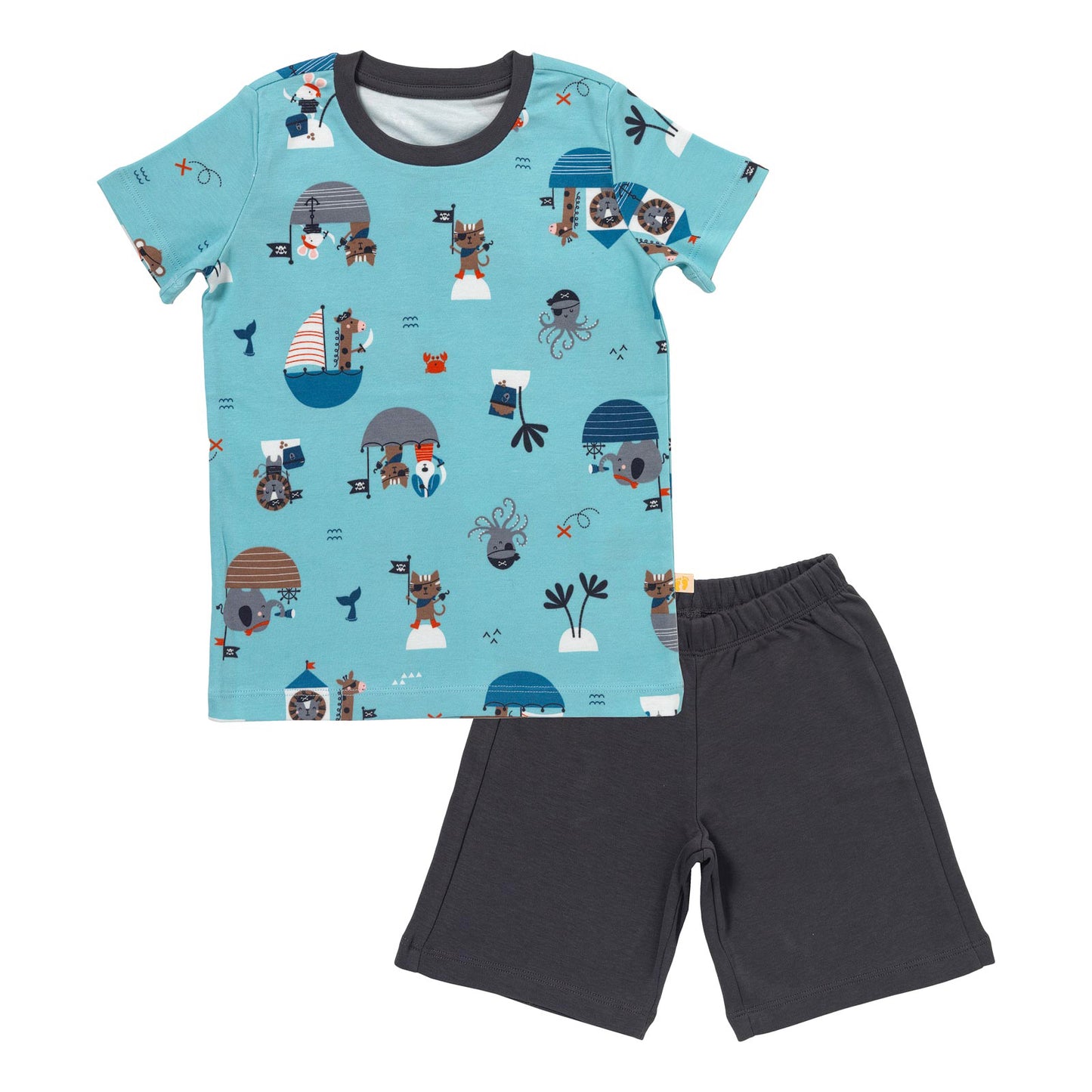 Pijama corto de niño de algódon orgánico