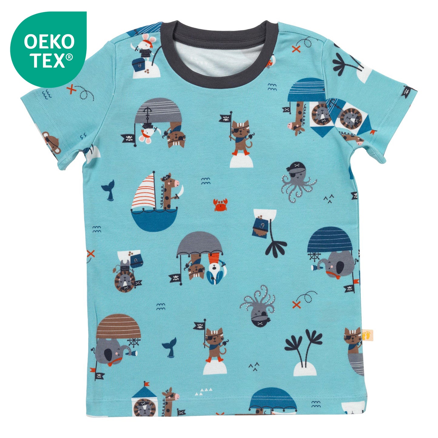 Pijama corto de niño de algódon orgánico