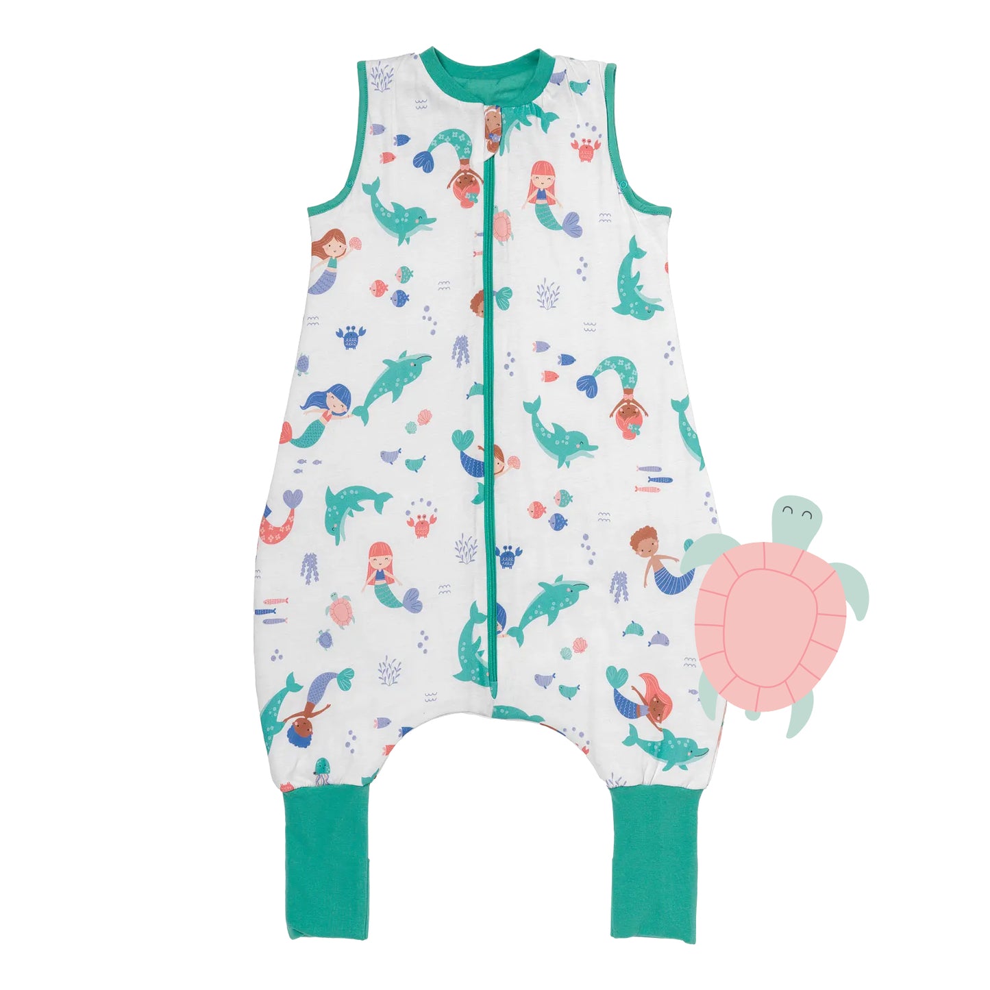 Saco de dormir con pies y suelas antideslizantes, 1.0 TOG