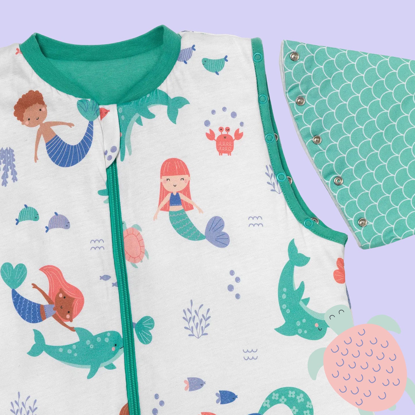Saco de dormir con pies y suelas antideslizantes, 2.5 TOG