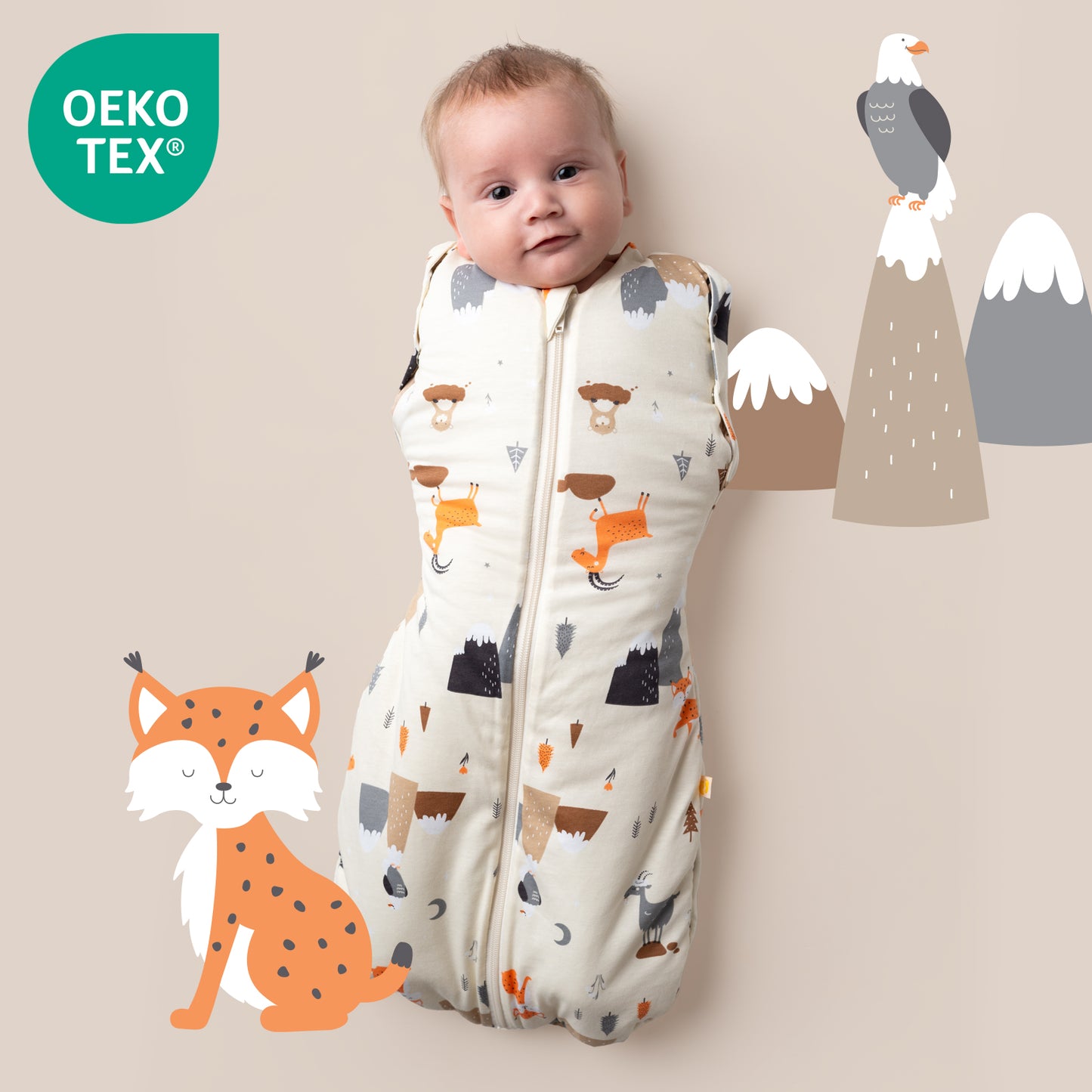 Manta Envolvente para Bebé 1.0 TOG