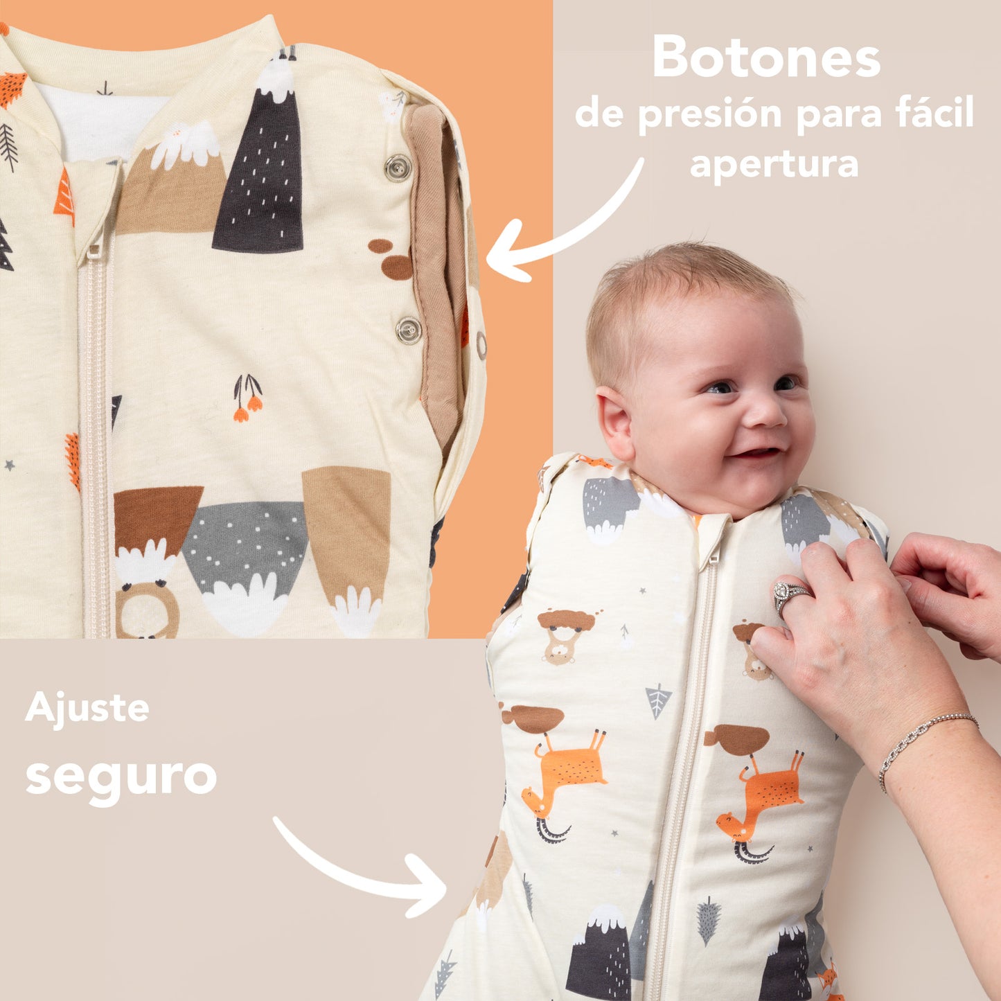 Manta Envolvente para Bebé 1.0 TOG