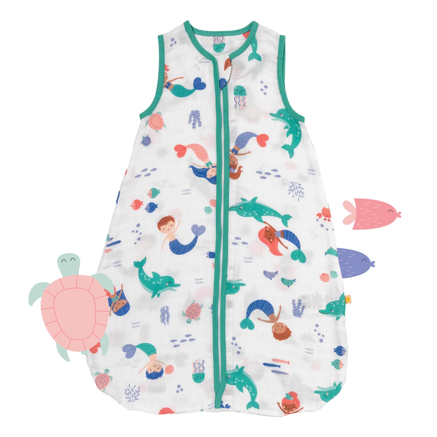 Saco de dormir para bebé de muselina, 0.5 TOG