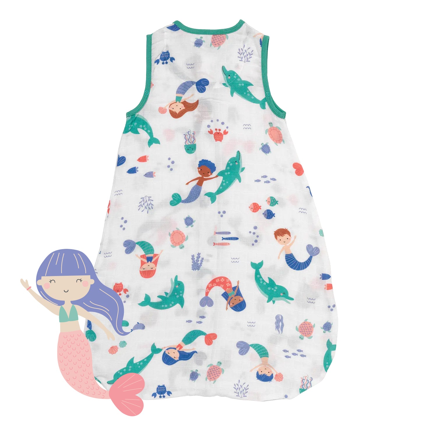 Saco de dormir para bebé de muselina, 0.5 TOG