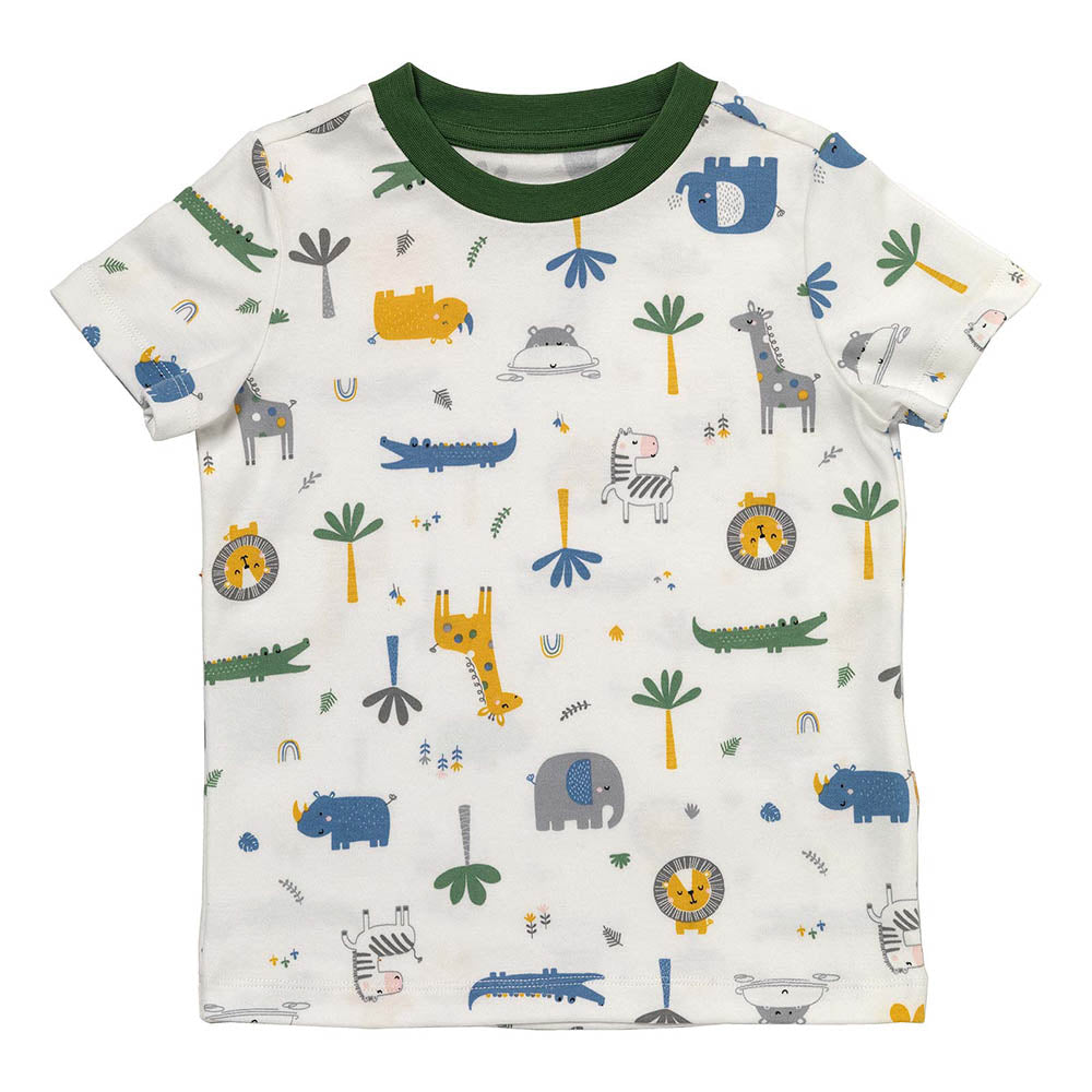 Pijama corto de niño de algódon orgánico