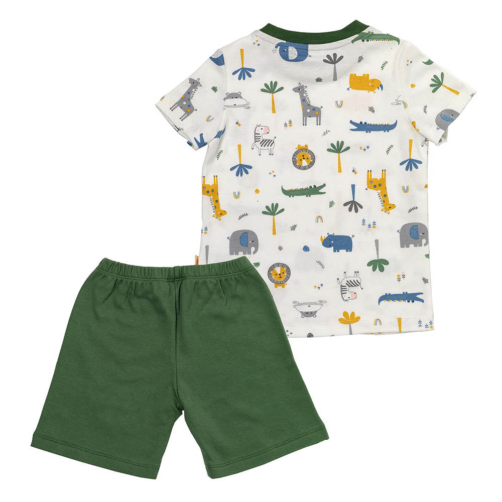 Pijama corto de niño de algódon orgánico