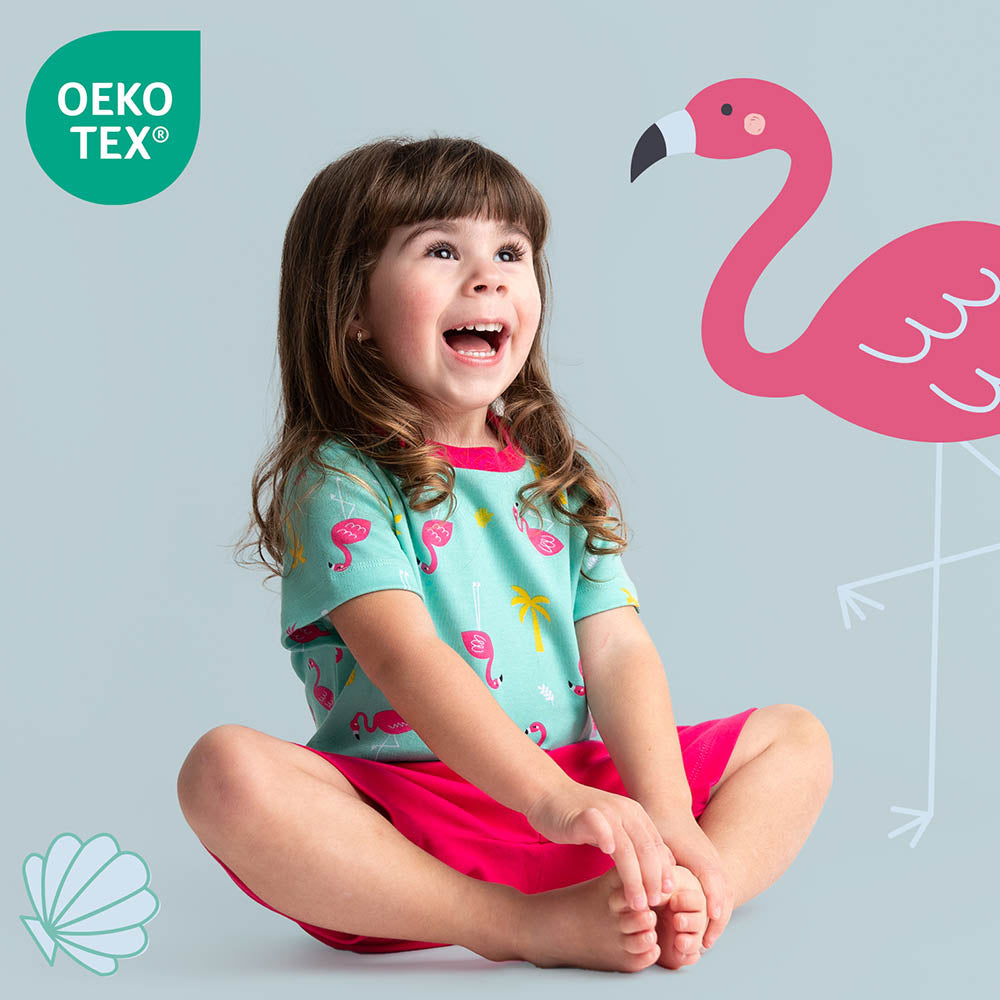 Pijama corto de niño de algódon orgánico