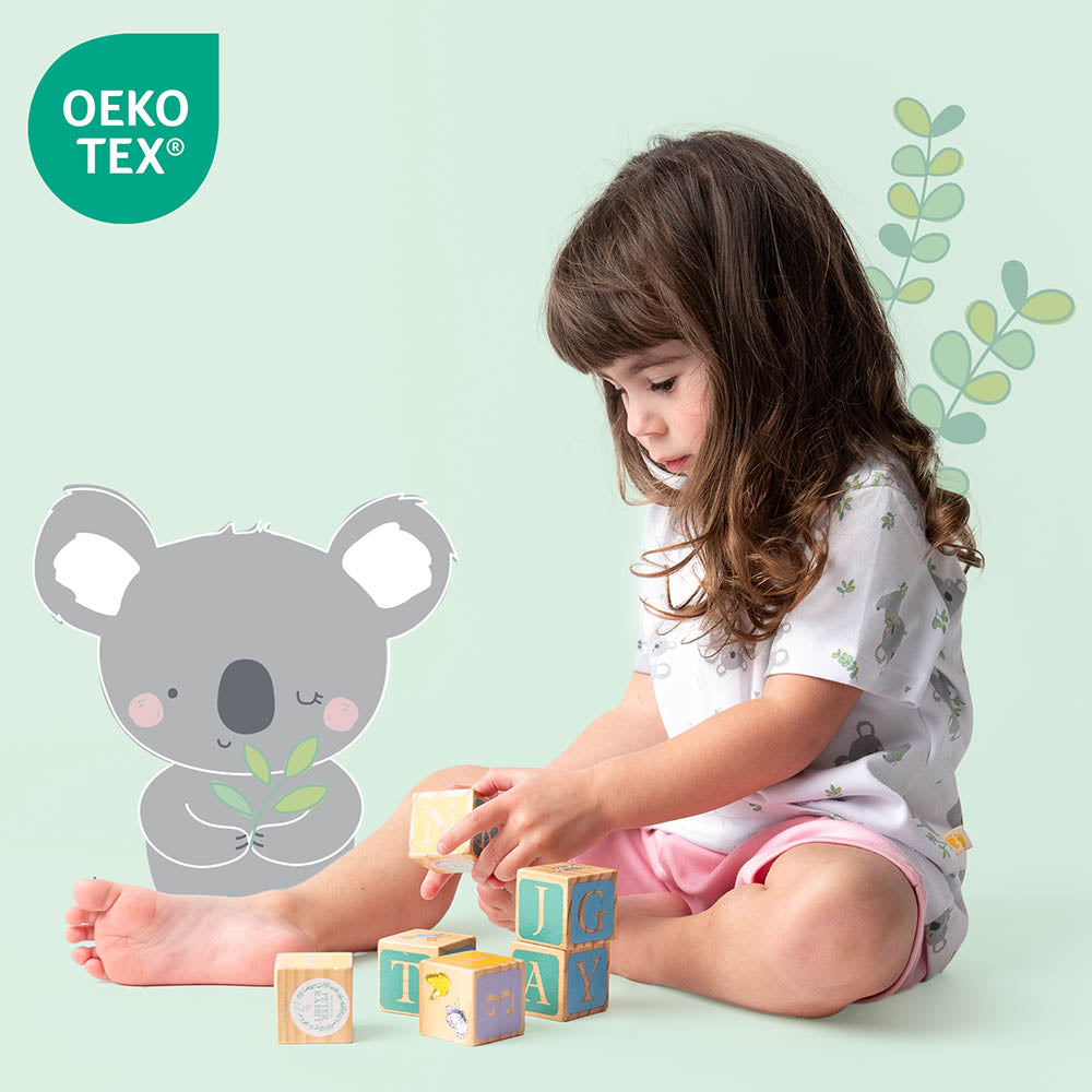 Pijama corto de niño de algódon orgánico