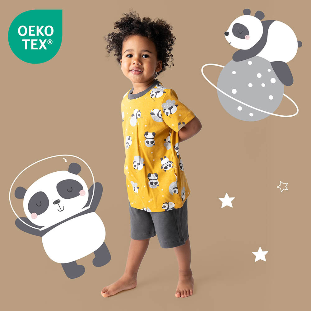 Pijama corto de niño de algódon orgánico