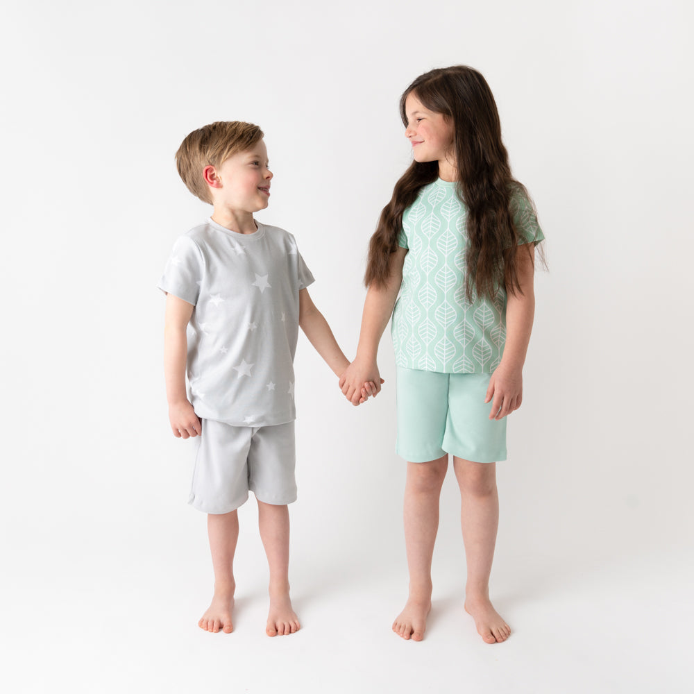 Pijama corto de niño de algódon orgánico