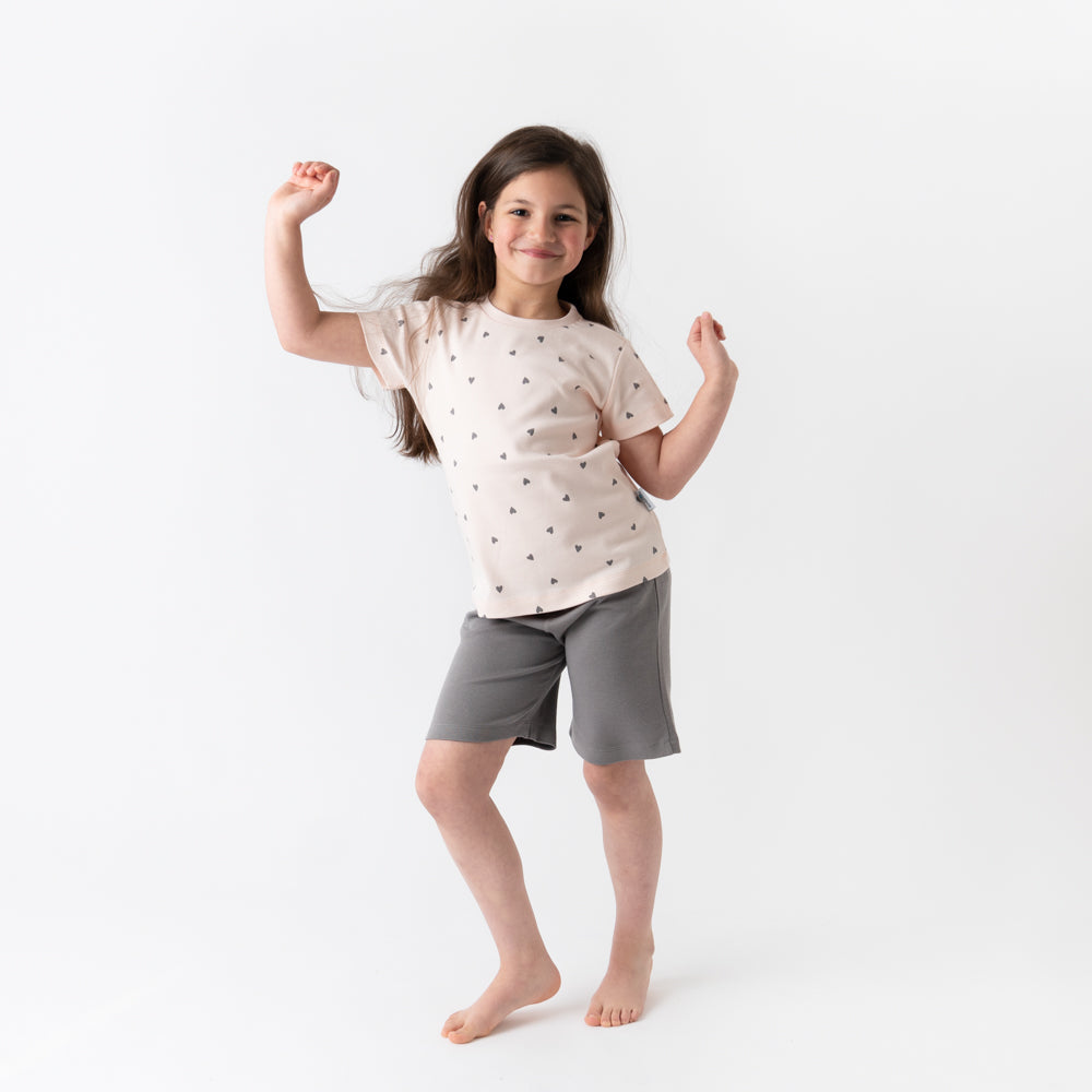 Pijama corto de niño de algódon orgánico