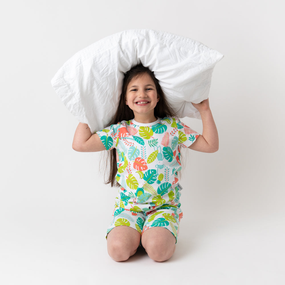 Pijama corto de niño de algódon orgánico