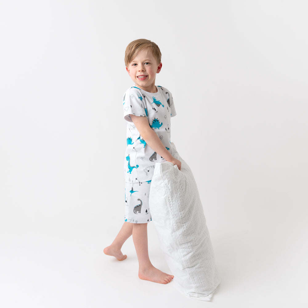 Pijama corto de niño de algódon orgánico