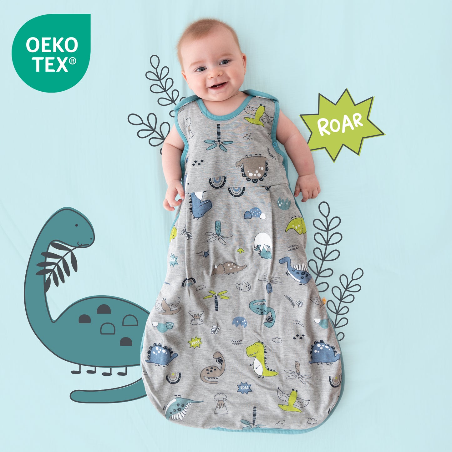 Saco de dormir para bebé, 1.0 Tog